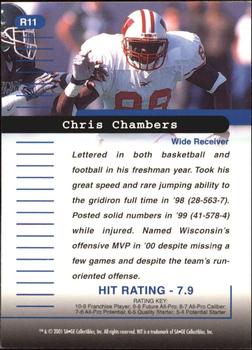 2001 SAGE HIT - Rarefied #R11 Chris Chambers Back