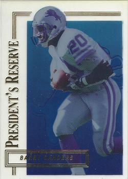 1996 Collector's Edge President's Reserve #67 Barry Sanders Front