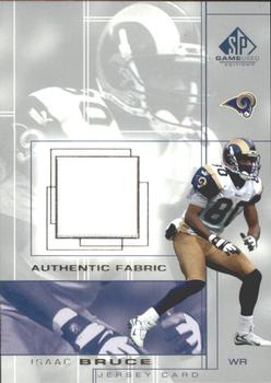 2001 SP Game Used Edition - Authentic Fabric #IB Isaac Bruce Front