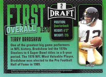 2023 Leaf Draft #2 Terry Bradshaw Back