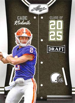 2023 Leaf Draft #82 Cade Klubnik Front