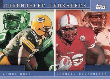 2001 Topps - Combos #TC16 Cornhusker Crusaders (Ahman Green / Correll Buckhalter) Front