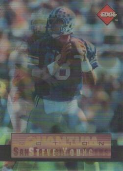 1996 Collector's Edge - Quantum Motion #24 Steve Young Front