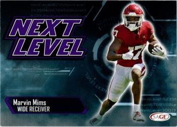 2023 SAGE HIT - Purple #91 Marvin Mims Front