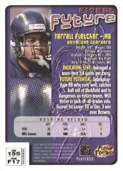 1996 Finest #155 Terrell Fletcher Back