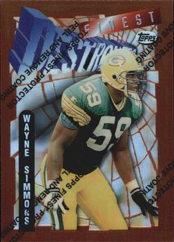 1996 Finest - Refractors #72 Wayne Simmons Front