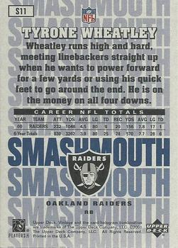 2001 Upper Deck Vintage - Smashmouth #S11 Tyrone Wheatley Back