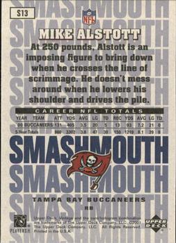 2001 Upper Deck Vintage - Smashmouth #S13 Mike Alstott Back