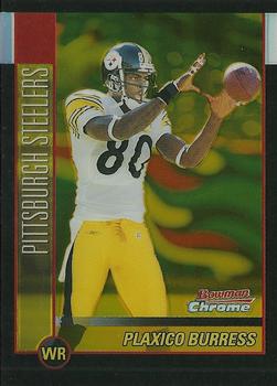 2002 Bowman Chrome - Refractors Gold #15 Plaxico Burress Front