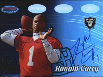 2002 Bowman's Best - Blue #160 Ronald Curry Front