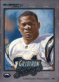 2002 Donruss - Gridiron Kings #GK-13 LaDainian Tomlinson Front