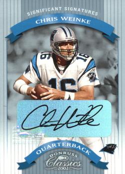 2002 Donruss Classics - Significant Signatures #5 Chris Weinke Front