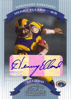 2002 Donruss Classics - Significant Signatures #137 Henry Ellard Front