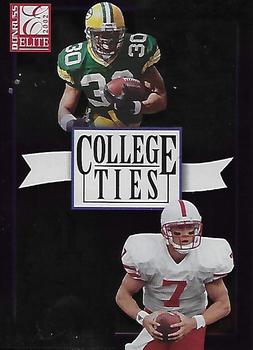 2002 Donruss Elite - College Ties #CT-5 Ahman Green / Eric Crouch Front