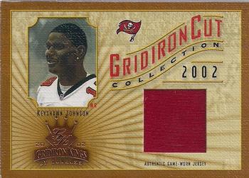 2002 Donruss Gridiron Kings - Gridiron Cut Collection #GC-82 Keyshawn Johnson Front