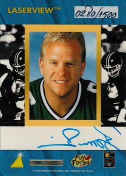 1996 Pinnacle Laser View - Inscriptions #NNO Boomer Esiason Back