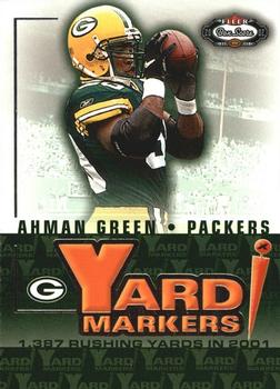 2002 Fleer Box Score - Yard Markers Duals #9YMD Ahman Green / Brett Favre Front