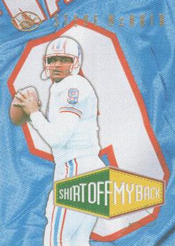 1996 Leaf - Shirt Off My Back #6 Steve McNair Front