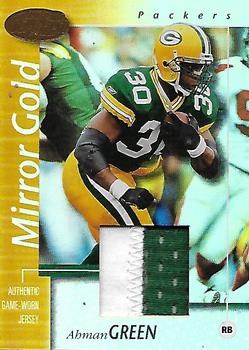 2002 Leaf Certified - Mirror Gold Materials #33 Ahman Green Front