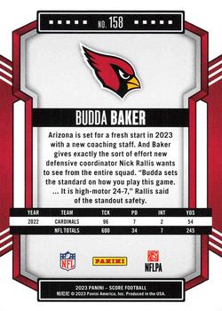 2023 Score #158 Budda Baker Back
