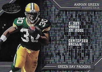 2002 Leaf Certified - Certified Skills #CS-8 Ahman Green Front