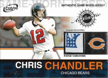 2002 Pacific Atomic - Game-Worn Jerseys Patch Variation #14 Chris Chandler Front