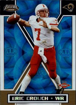 2002 Pacific Exclusive - Blue #140 Eric Crouch Front