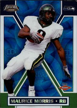 2002 Pacific Exclusive - Blue #199 Maurice Morris Front