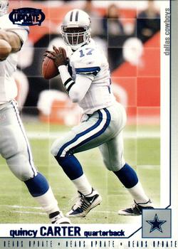 2002 Pacific Heads Update - Blue #47 Quincy Carter Front