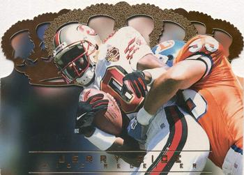 1996 Pacific Crown Royale - Triple Crown Die Cut #TC-7 Jerry Rice Front