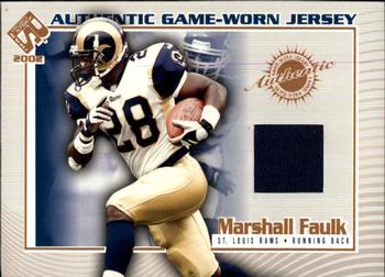 2002 Pacific Private Stock Reserve - Game Worn Jerseys #100 Marshall Faulk Front