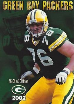 2002 Green Bay Packers Police - Brown Deer Police Department, Tri City National Bank of Brown Deer #4 Chad Clifton Front