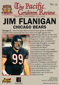 1996 Pacific Gridiron #19 Jim Flanigan Back