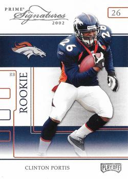 2002 Playoff Prime Signatures - Samples #90 Clinton Portis Front