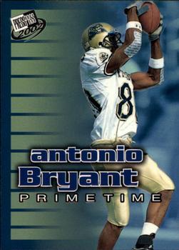 2002 Press Pass - Primetime #PT7 Antonio Bryant Front
