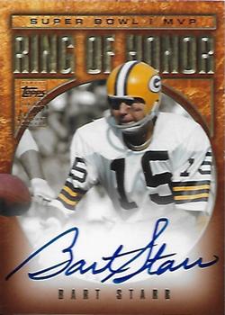2002 Topps - Ring of Honor Autographs #RH-BS Bart Starr Front