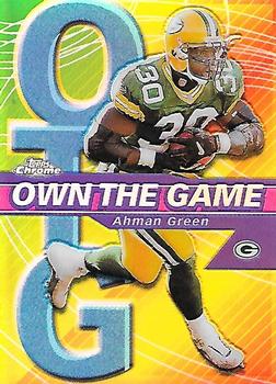 2002 Topps Chrome - Own the Game Refractors #OG12 Ahman Green Front