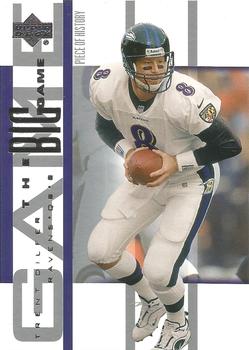 2002 UD Piece of History - The Big Game #BG-2 Trent Dilfer Front