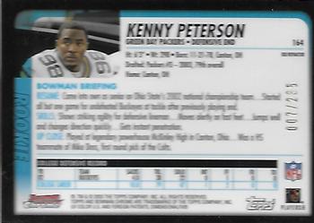 2003 Bowman Chrome - Red Refractors #164 Kenny Peterson Back