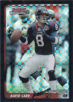 2003 Bowman Chrome - Xfractors #103 David Carr Front