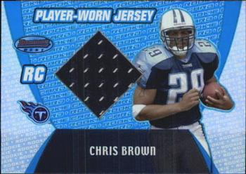 2003 Bowman's Best - Blue #111 Chris Brown Front