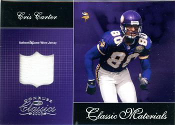 2003 Donruss Classics - Classic Materials #CM-30 Cris Carter Front