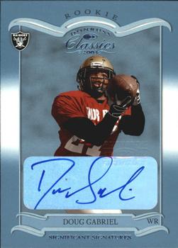 2003 Donruss Classics - Significant Signatures #189 Doug Gabriel Front