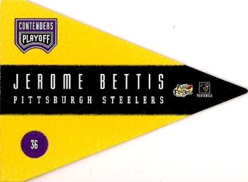 1996 Playoff Contenders - Pennants #36 Jerome Bettis Back