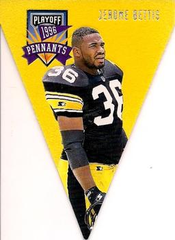 1996 Playoff Contenders - Pennants #36 Jerome Bettis Front