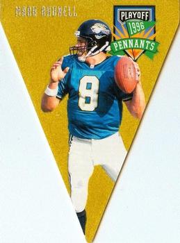 1996 Playoff Contenders - Pennants #90 Mark Brunell Front