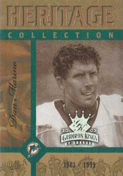 2003 Donruss Gridiron Kings - Heritage Collection #HC-3 Dan Marino Front