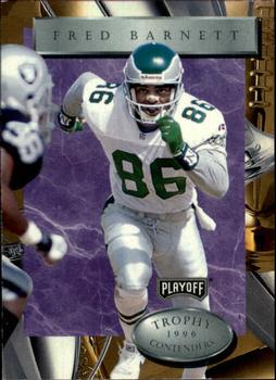 1996 Playoff Trophy Contenders #114 Fred Barnett Front