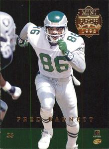1996 Playoff Trophy Contenders - Back to Back Minis #33 Herman Moore / Fred Barnett Back