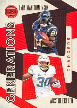 2023 Panini Legacy - Generations #GEN-2 LaDainian Tomlinson / Austin Ekeler Front